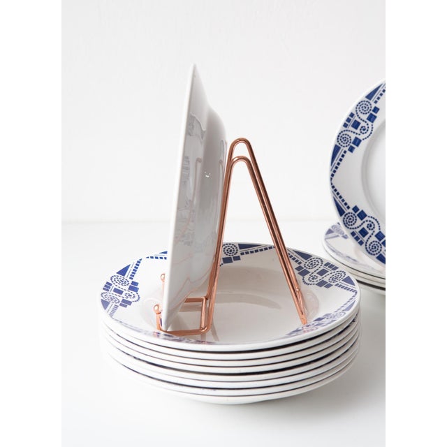 Plates and Serving Dishes by Moulin Des Loups, 1950s, Set of 16 For Sale - Image 4 of 8