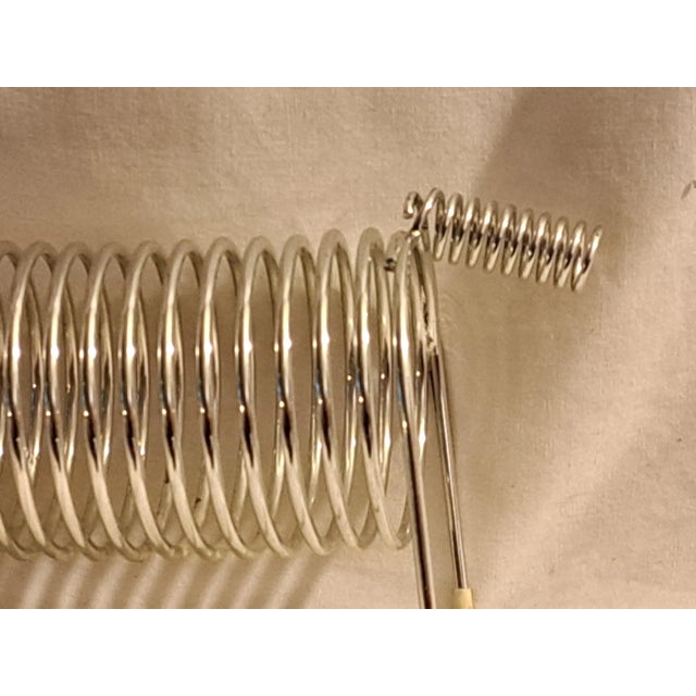 2000s Modern Metal Dash Hound Metal Statue For Sale - Image 4 of 6