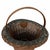 Farmhouse Vintage Tall Wicker Basket, Carved Shell Embellishment, Kindling, Planter, Etc. For Sale - Image 3 of 7