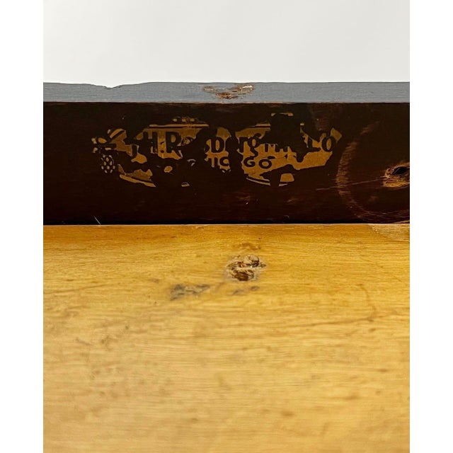 1920s Antique Multi-Drawer Jewelers Desk/Watchmakers Work Bench by j.h. Rosberg Manufacturing Co, Chicago c.1920 For Sale - Image 5 of 12