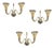 Murano Glass Sconces by Barovier, 1950s, Set of 3 For Sale