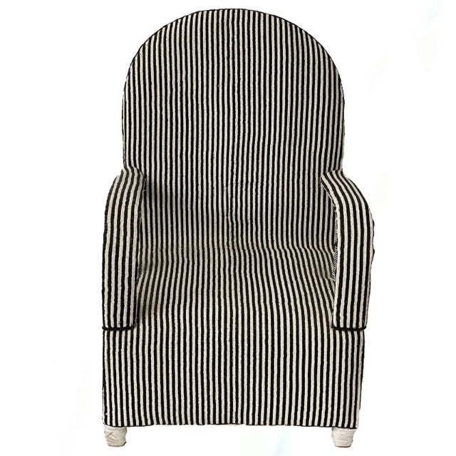 2020s Handmade African Beaded Chair in Stripes For Sale - Image 5 of 5