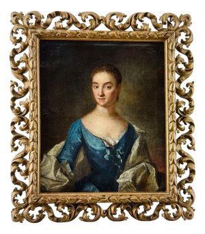 Johan Hendik Scheffel, Portrait, 1760, Oil on Canvas, Framed