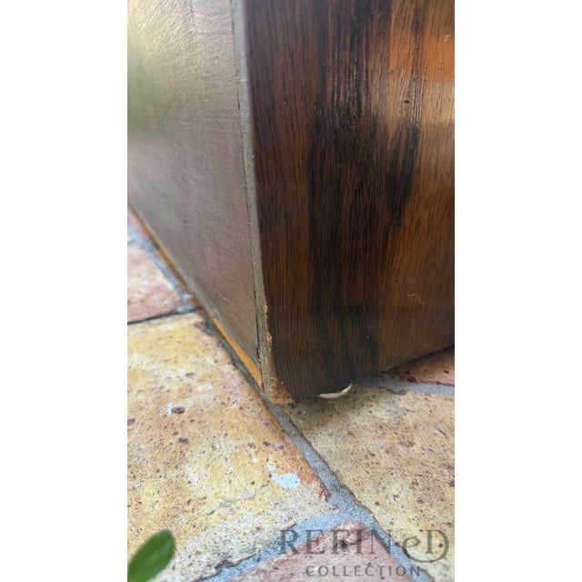 Pair of Mastercraft Grand Rapids Brass-Banded Walnut Nightstands, Circa 1970s–1980s For Sale - Image 12 of 17