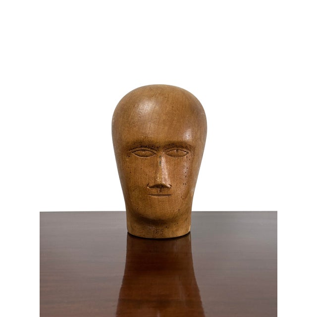 - A beautiful pair of millinery heads originally used to make and shape hats or wigs, France circa 1910. - Facial features...