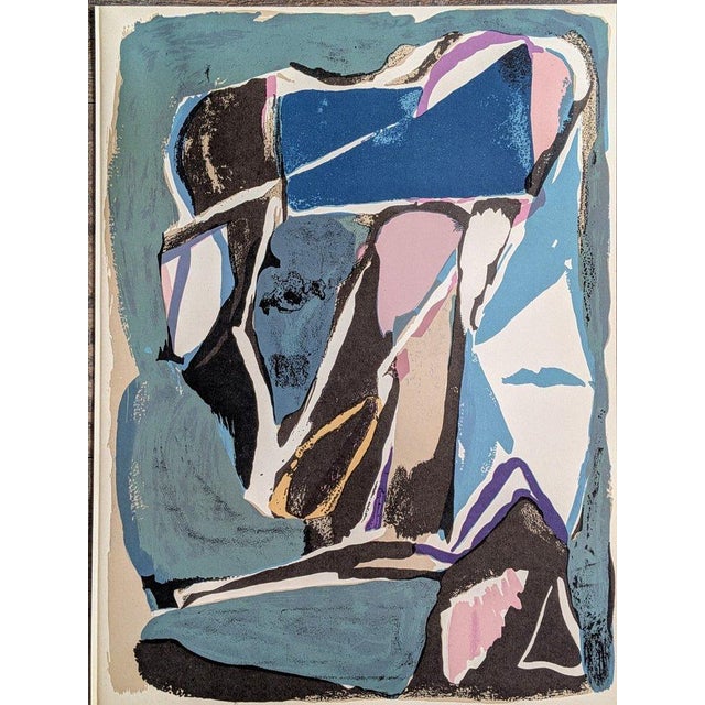 Bram Van Velde, Abstract Composition, 1952, Original Lithograph in Colors For Sale - Image 9 of 9