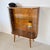 Vintage Art Deco Style Walnut Veneer Display Cabinet with Glass Slats, 1950s For Sale - Image 6 of 15
