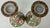 Pair of Antique Chinese Rose Medallion Porcelain Candlesticks For Sale - Image 9 of 12