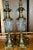 Pair of Vintage Stiffel Brass & Cut Crystal Pineapple Hollywood Regency Table Lamps For Sale In Louisville - Image 6 of 12
