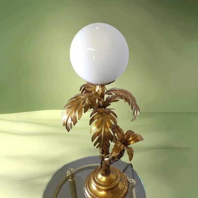 1970s Palmtree Table Lamp by Hans Kögl, 1970 For Sale - Image 5 of 8