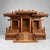 Contemporary Japanese Kamidana Sanja-Miya Home Shrine Wooden Temple, 1980s For Sale - Image 3 of 13
