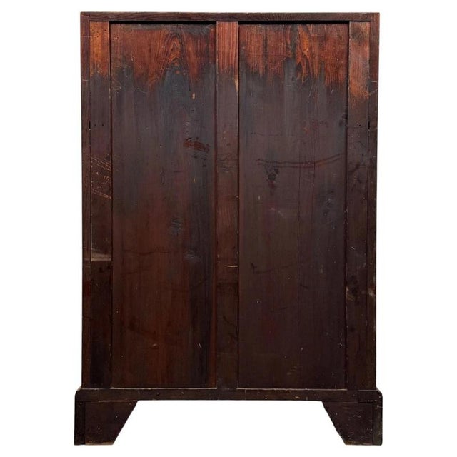 Antique Early 20th Century English Edwardian Golden Oak Bureau For Sale - Image 10 of 14