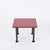 Mid-Century Square Coffee Table with Cardinal Red Top, Italy, 1980s For Sale - Image 4 of 16