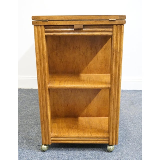 Wood Thomasville Furniture Sundance Collection Contemporary Mediterranean 84" Flip-Top Server Buffet 42821-510 For Sale - Image 7 of 16