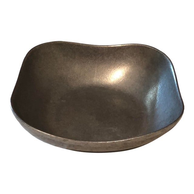 1980s Wilton Armetale Pewter Serving Bowl For Sale