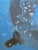 Textile "Fool That I Am" Blue Gestural Abstract Painting For Sale - Image 7 of 8