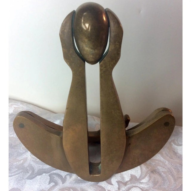 Mid 20th Century Mid 20th Century Bronze Sculpture Signed Arleen Eichengreen & Nancy Gensburg 10/12 For Sale - Image 5 of 7