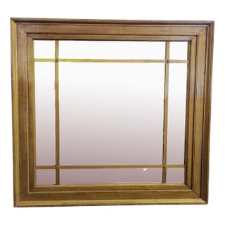 Mirror with Gilded Wooden Frame, 1980s For Sale