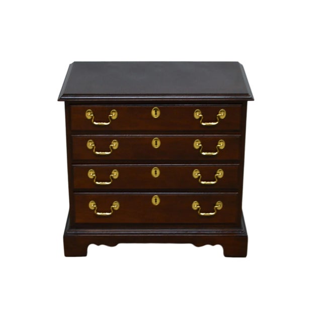 20th Century Chippendale Councill Mahogany Bedside Table For Sale - Image 11 of 11