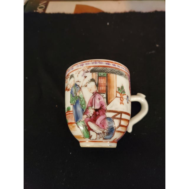 Antique Chinese Porcelain Qianlong 18th Century Cup For Sale - Image 4 of 8