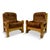 Set of Brutalist Armchairs in Oak, 1960s For Sale - Image 17 of 18
