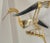Contemporary Italian Perched Birds Sculpture With Natural Horns & Dore Bronze, Hauy Pouigo For Sale - Image 3 of 12