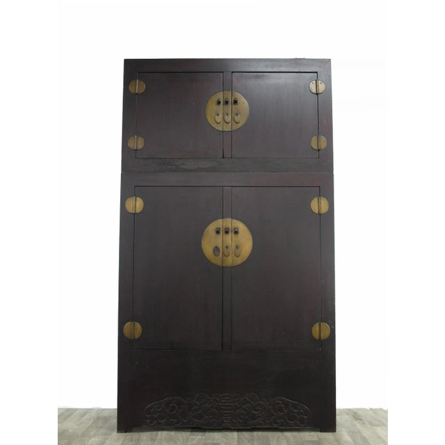Chinese Gigantic 8 Feet Tall Antique Chinese Compound Cabinet For Sale - Image 3 of 13