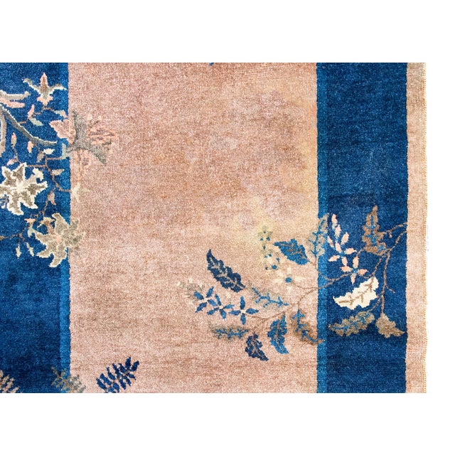 Cream Early 20th Century Chinese Art Deco Rug For Sale - Image 8 of 14