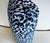 Single Lumbar Oblong Pillow/Cushion With Blue/White Modern Animal Print For Sale - Image 4 of 8