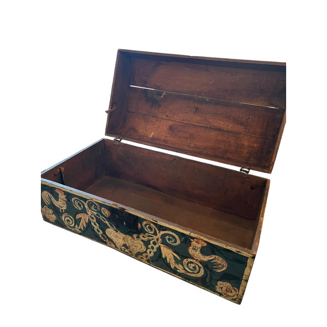 Large French Marriage Chest For Sale - Image 9 of 10