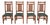 Set of 4 Stickley Mission Oak Dining Room Chairs For Sale