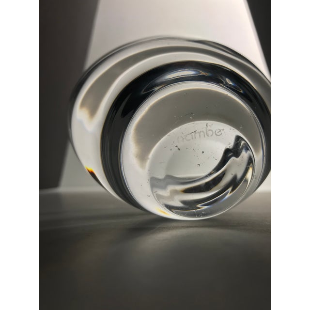 Nambe Modern Butterfly Crystal Votive Holders a Pair Chairish