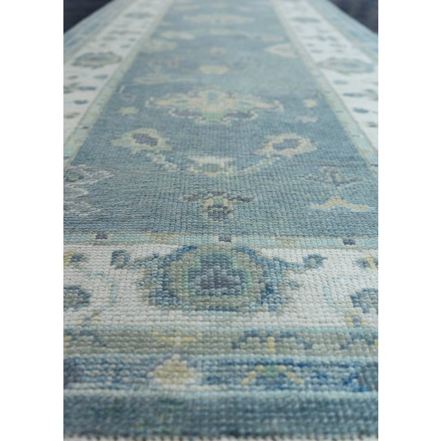 Early 21st Century Turkish Oushak Rug 2'11" x 10'1" #19182 For Sale - Image 5 of 8