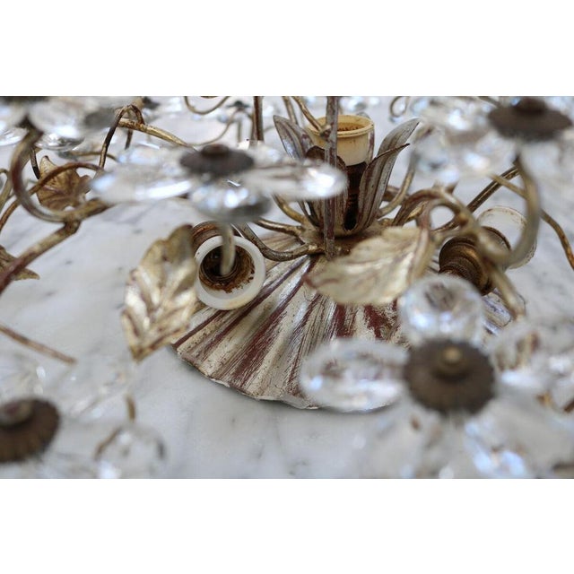 Murano Glass Flower Light from Banci Firenze, 1960s For Sale - Image 8 of 15