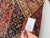 Persian NOMADIC Village Halvai Bidjar with Blooming Medallion in Dusty Rose & Indigo Rug 4.7 x 6.10 For Sale - Image 3 of 3