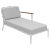 Nature White Left Chaise Lounge by Mowee For Sale