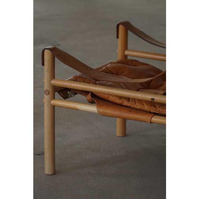 Sirocco Lounge Chairs in Leather & Ash by Arne Norell for Aneby Mobler, 1960s, Set of 2 For Sale - Image 12 of 18