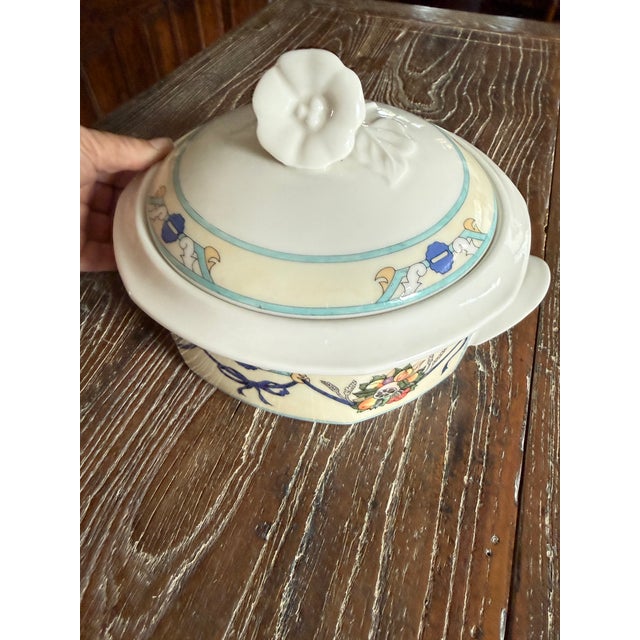1990s 1990s Villeroy Boch Castellina Covered Casserole Dish Citta Campagna Floral Fruit Tureen For Sale - Image 5 of 9