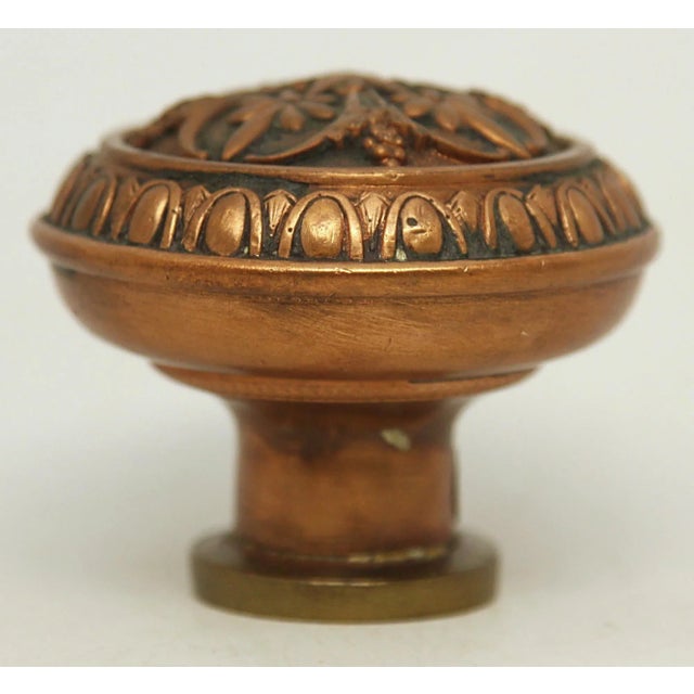 Pair of Antique Russell & Erwin Bronze Door Knobs For Sale - Image 10 of 11