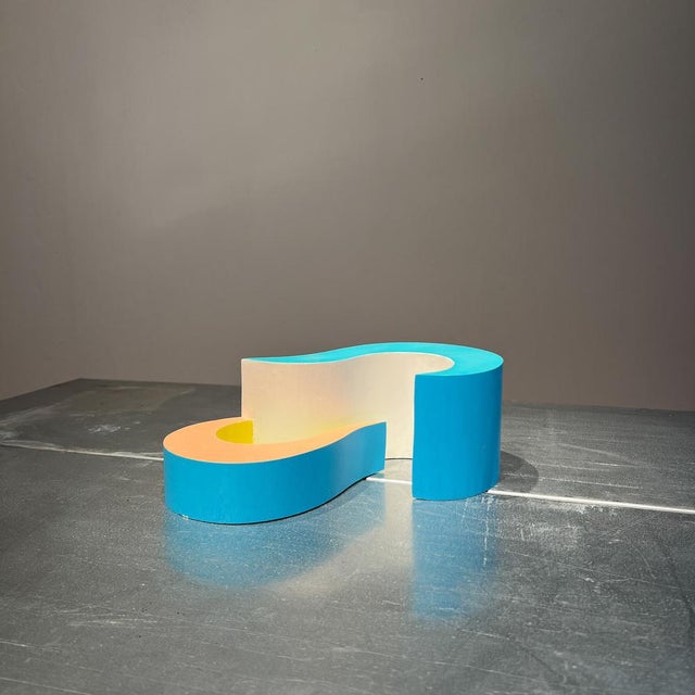 Govert Heikoop, Dutch Postmodern Sculpture, Painted Plywood, 1986 For Sale - Image 4 of 9