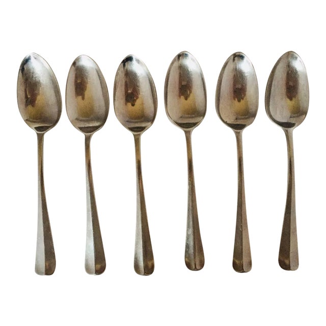 Vintage Stainless Steel "Americraft" Tea Spoons - Set of 6 For Sale