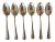 Vintage Stainless Steel "Americraft" Tea Spoons - Set of 6 For Sale