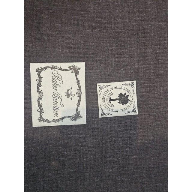 Rose Baker Historic Charleston Chippendale Mahogany Footstool Bench Stool Claw & Ball For Sale - Image 8 of 8