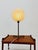 Mid-Century Cocoon Teak and Brass Table Lamp from Vereinigte Werkstätten Munich, 1960s For Sale - Image 3 of 12