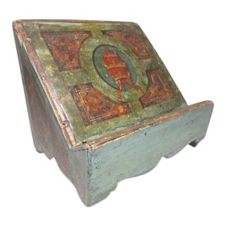 Antique Italian Painted Book Stand For Sale