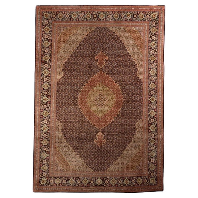 Tabriz Rug in Wool For Sale - Image 12 of 12
