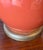 Vintage Festoni Italian-Style Ceramic Gourd Lamps in Paprika Glaze - a Pair For Sale - Image 4 of 5