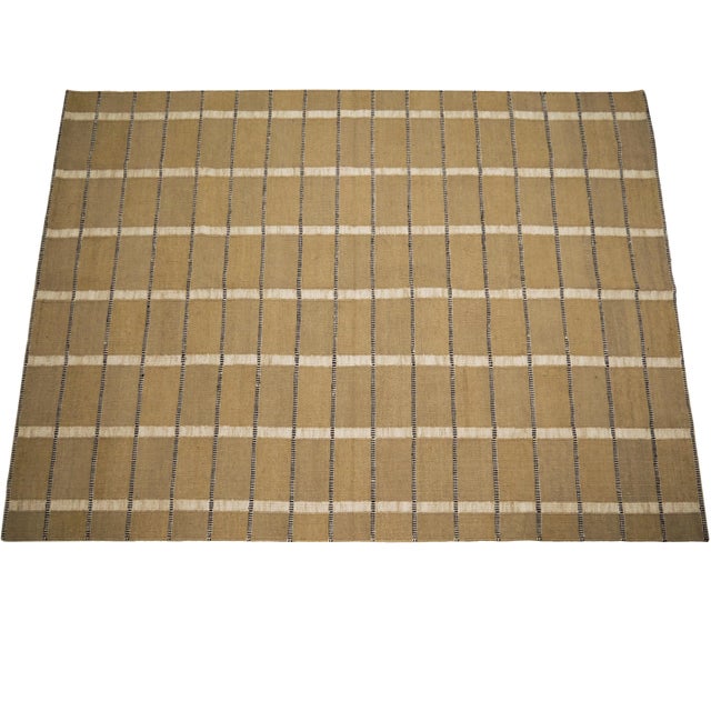 Mid-Century Modern Birger Handwoven Hemp Rug by Celerie Kemble for Chairish, 4'x6' For Sale - Image 3 of 9