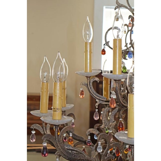 Schonbek Genisis 9882 Rock & Color Crystal 15 Light Chandelier For Sale - Image 14 of 17