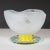 "Nemo" Organic hand-carved, polished and frosted glass sculpture on pedestal base by Jiri Jelinek. Signed. Jiri Jelinek...
